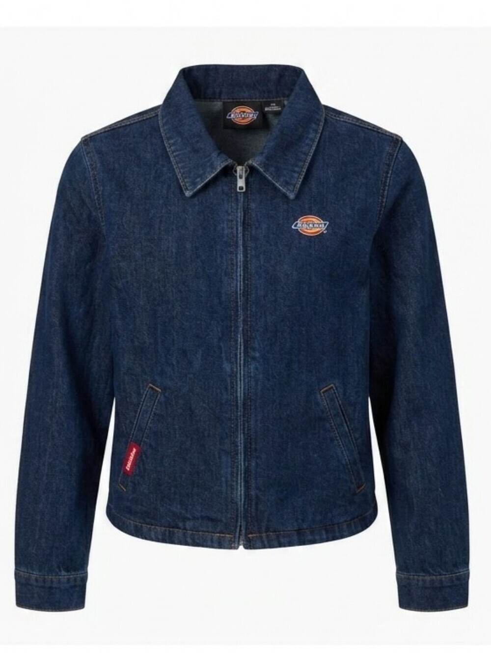 Dickies Girl Zipper Closure Madison Demin Jacket Size Large